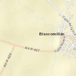 Blascomillán Street Map