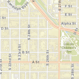 1120-1198 South 27th Street, Lincoln, NE Street Map