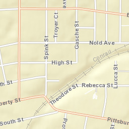 Wooster Ohio Street Map