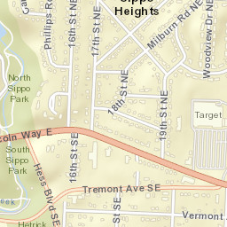 Sippo Heights Ohio Street Map