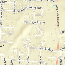 Ingold Heights Ohio Street Map