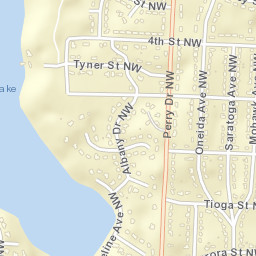 Mount Marie Heights Ohio Street Map