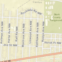 Harter Heights Ohio Street Map