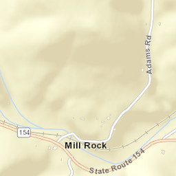 Mill Rock Ohio Street Map