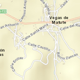 Vegas de Matute Street Map