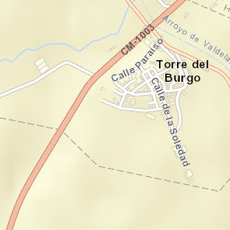 Torre del Burgo Street Map