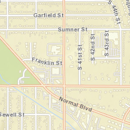 4399 Everett Street, Lincoln, NE 68506, USA Street Map