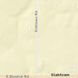 Slabtown Ohio Street Map