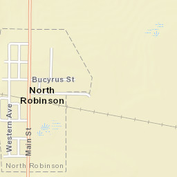 North Robinson Ohio Street Map