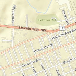 West Massillon Ohio Street Map