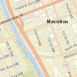 Massillon Ohio Street Map
