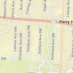 Perry Heights Ohio Street Map