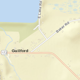 Guilford Ohio Street Map