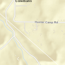 Coleman Ohio Street Map