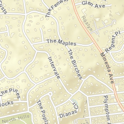 Roslyn Estates New York Street Map