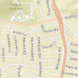 East Hills New York Street Map