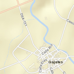 Gajates Street Map