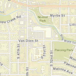 2673 S 52nd St Lincoln Nebraska Street Map