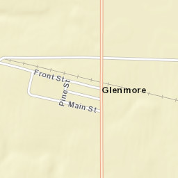 Glenmore Ohio Street Map