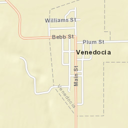 Venedocia Ohio Street Map