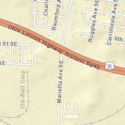 East Orchard Ohio Street Map