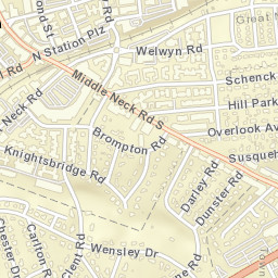 Russell Gardens New York Street Map