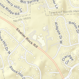 North Hills New York Street Map