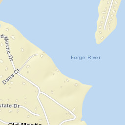 Old Mastic New York Street Map