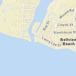 Bellview Beach New York Street Map