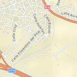 Villacastín Street Map