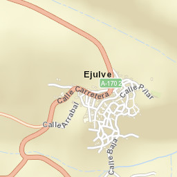 Ejulve Street Map