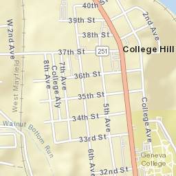 3601-3699 Pennsylvania 18, Beaver Falls Street Map