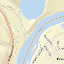 5108 North Delaware Drive, Easton, PA Street Map