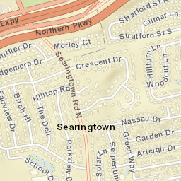 Searingtown New York Street Map
