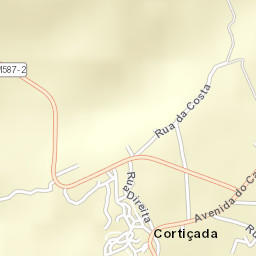 Cortiçada Street Map