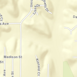 Pine Hill California Street Map