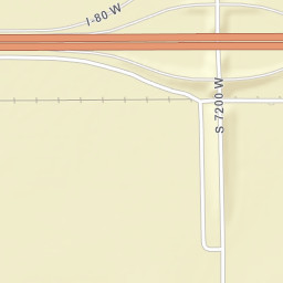South 7200 West & Interstate 80, Salt Lake City Street Map