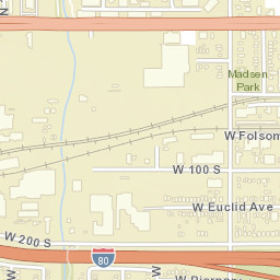 1200 N Temple Salt Lake City UT Street Map