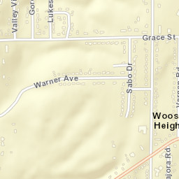 Wooster Heights Ohio Street Map