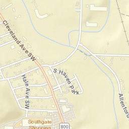 Industrial Heights Ohio Street Map