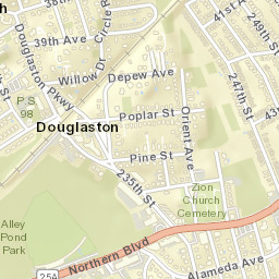 Douglaston New York Street Map