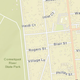 Bohemia New York Street Map