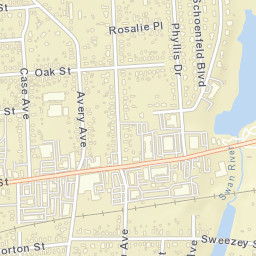 East Patchogue New York Street Map
