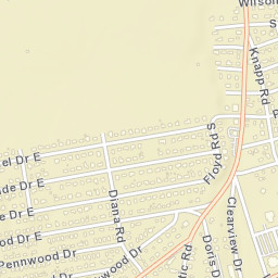 Mastic Beach New York Street Map