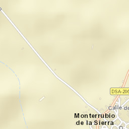 Monterrubio de la Sierra Street Map