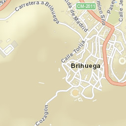 Brihuega Street Map
