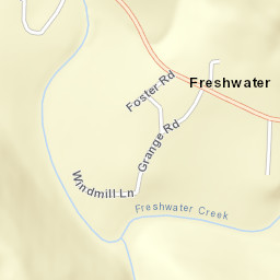Freshwater California Street Map