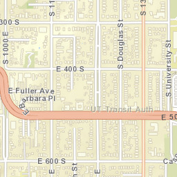 332 1100 E Salt Lake City Utah Street Map