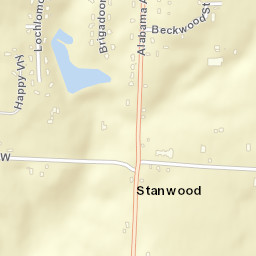 Stanwood Ohio Street Map