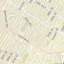 Woodside Houses New York Street Map
